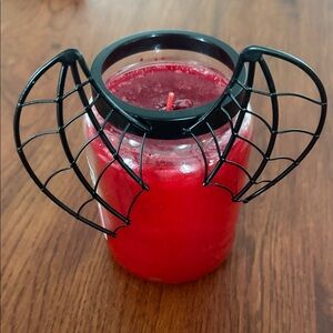 Black bat wings Web Candle Topper (candle not included)